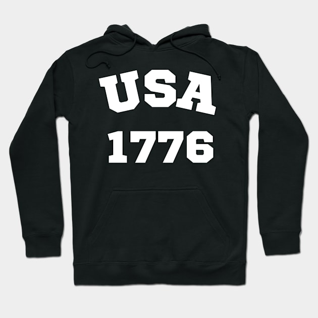 USA 1776 Hoodie by Teeeshirt